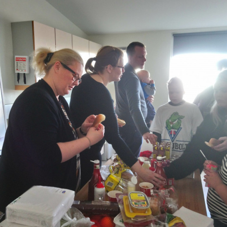 Frá æfingabúðum á Blönduósi. Mynd: Einar Örn Hreinsson.