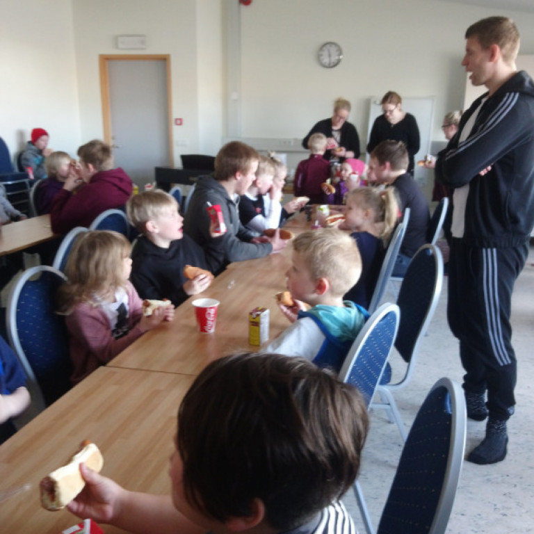 Frá æfingabúðum á Blönduósi. Mynd: Einar Örn Hreinsson.