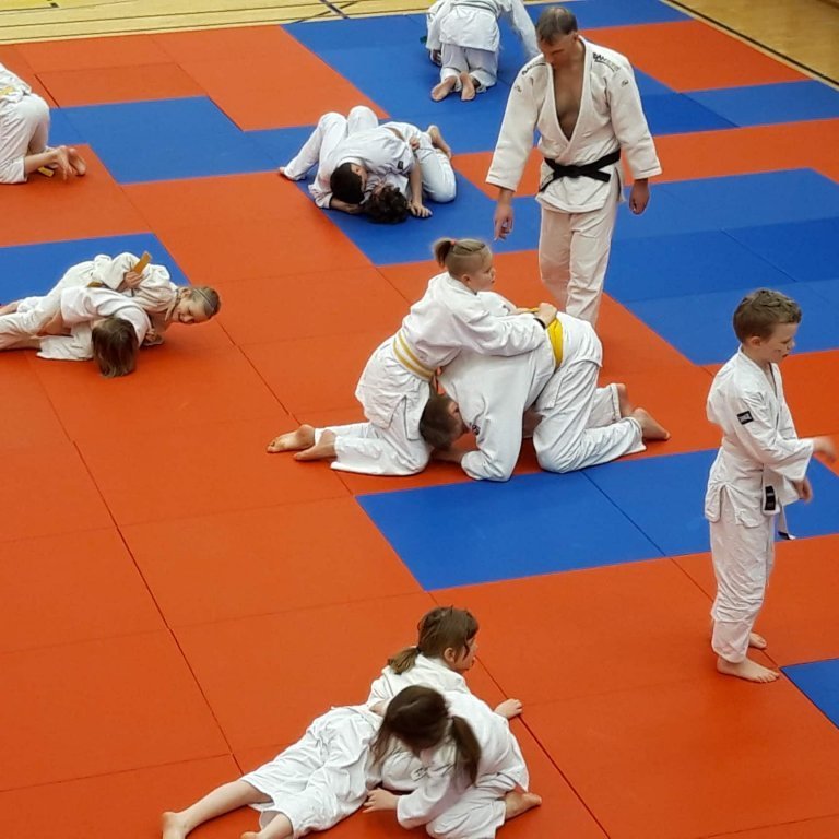 Frá æfingabúðum í Júdó á Sauðárkróki. Mynd: Auður Inga Ingimarsdóttir.