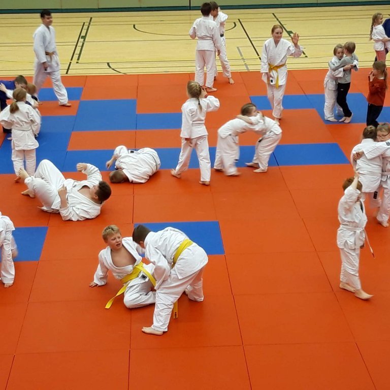 Frá æfingabúðum í Júdó á Sauðárkróki. Mynd: Auður Inga Ingimarsdóttir.