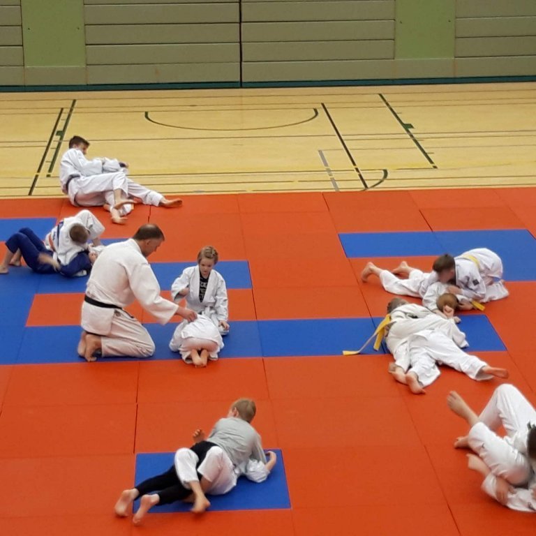 Frá æfingabúðum í Júdó á Sauðárkróki. Mynd: Auður Inga Ingimarsdóttir.