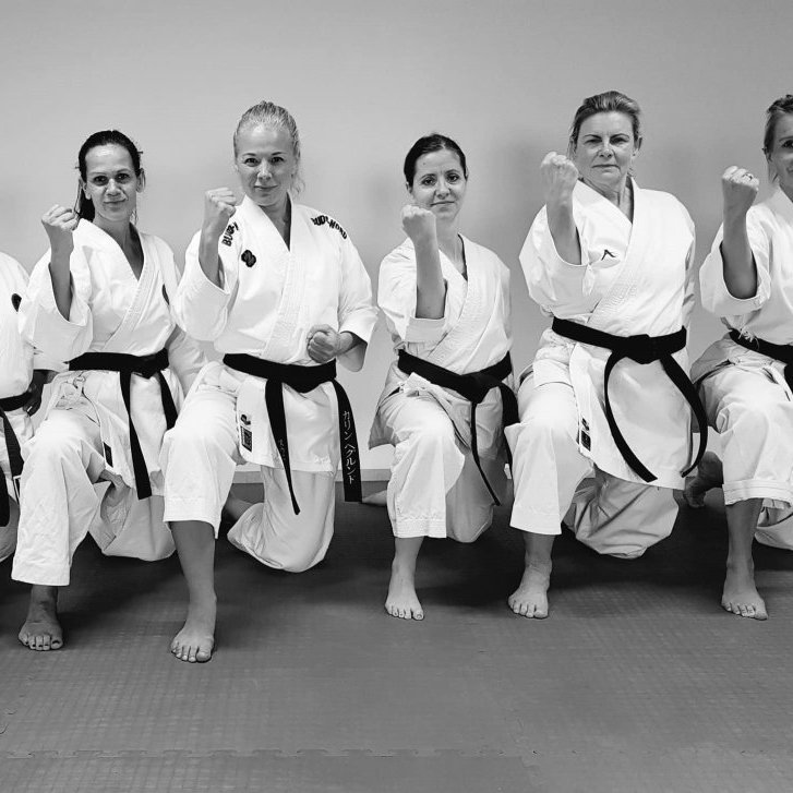 Frá æfinabúðum í Karate á Skagaströnd. Mynd: Bryndís Valbjarnardóttir.