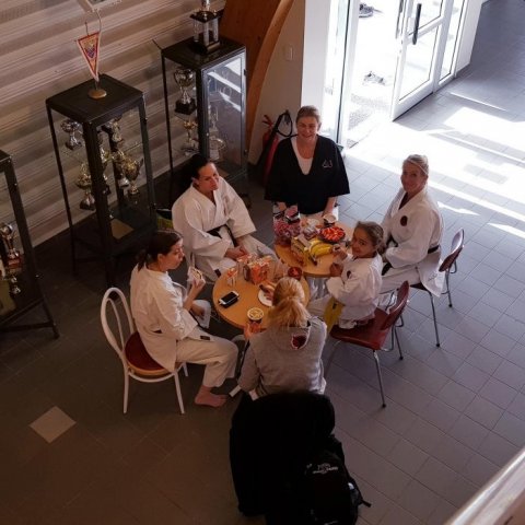Frá æfinabúðum í Karate á Skagaströnd. Mynd: Graciete Das Dores. 