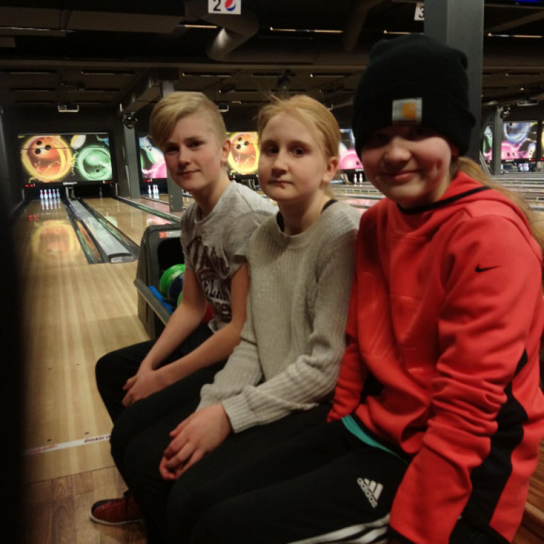 Frá vinstri: Arnór Freyr Fjólmundsson, Þóranna Ásdís Fjólmundsdóttir og Viktoría Dís Sölvadóttir. Mynd: Einar Örn Hreinsson.