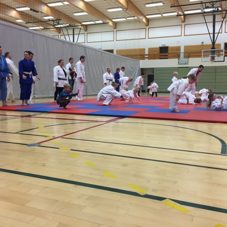 Frá foreldraæfingu. Mynd: Grétar Karlsson.