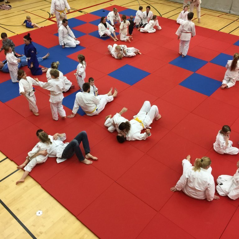 Frá foreldraæfingu. Mynd: Grétar Karlsson.