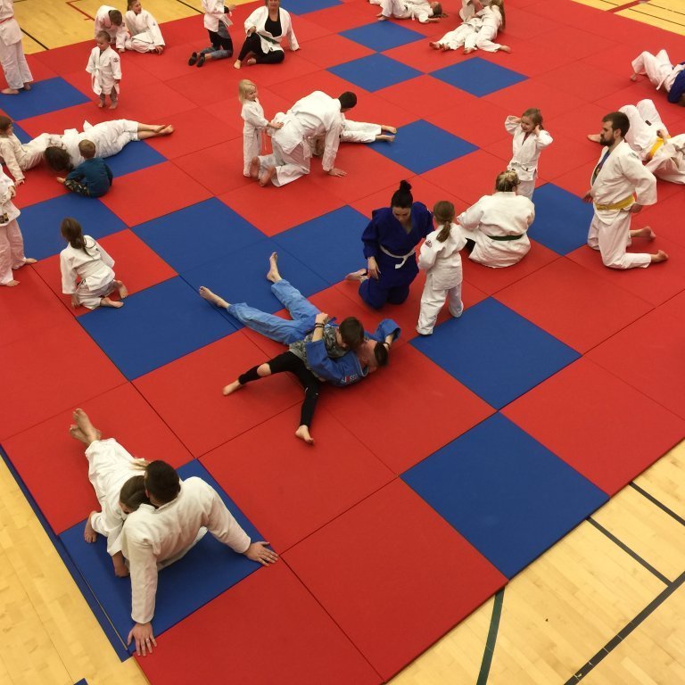 Frá foreldraæfingu. Mynd: Grétar Karlsson.