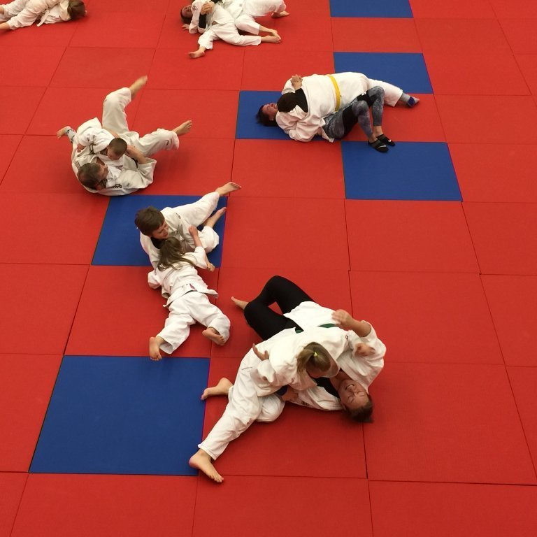 Frá foreldraæfingu. Mynd: Grétar Karlsson.