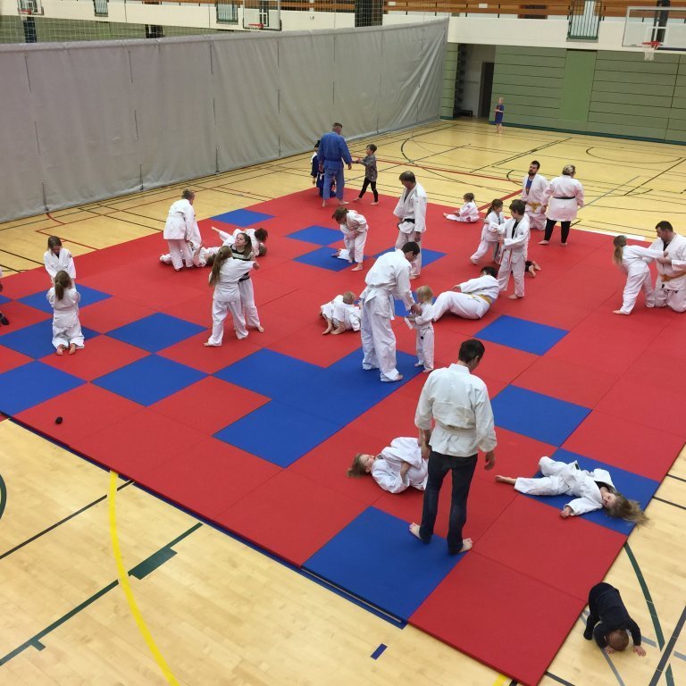 Frá foreldraæfingu. Mynd: Grétar Karlsson.