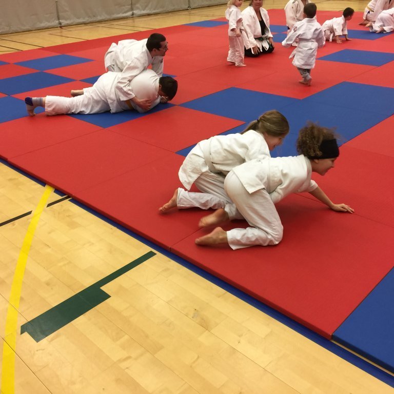 Frá foreldraæfingu. Mynd: Grétar Karlsson.