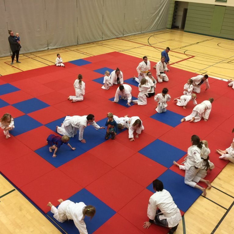 Frá foreldraæfingu. Mynd: Grétar Karlsson.