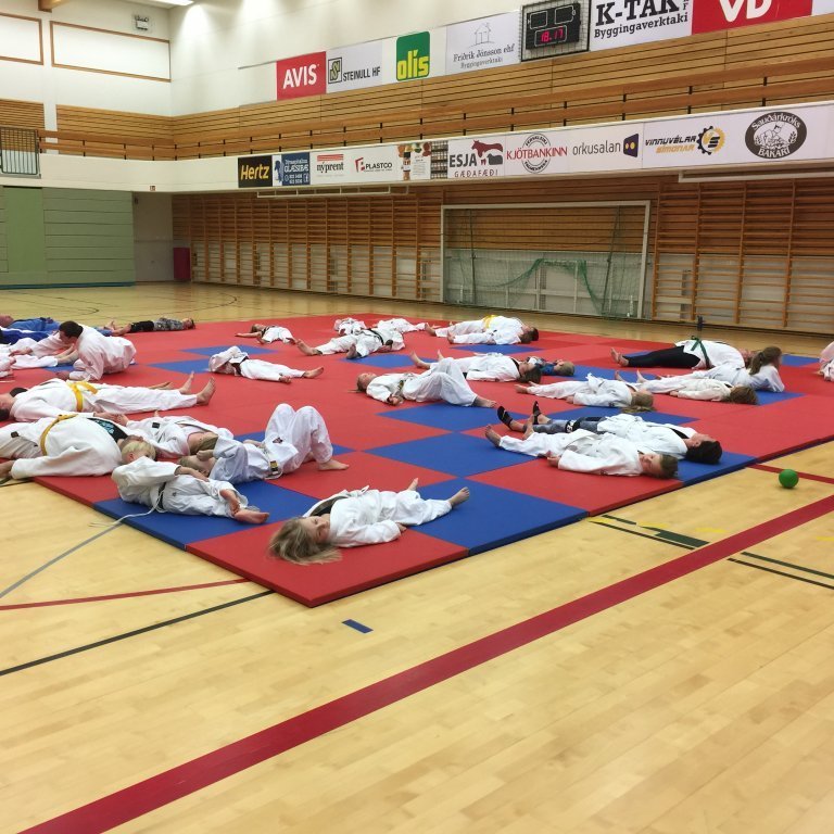 Frá foreldraæfingu. Mynd: Grétar Karlsson.