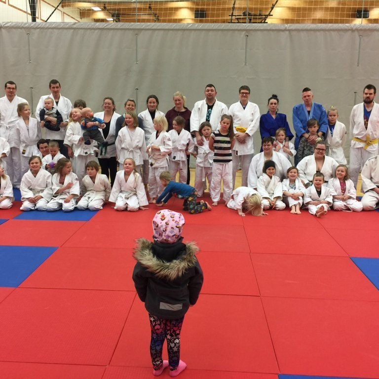 Frá foreldraæfingu. Mynd: Grétar Karlsson.