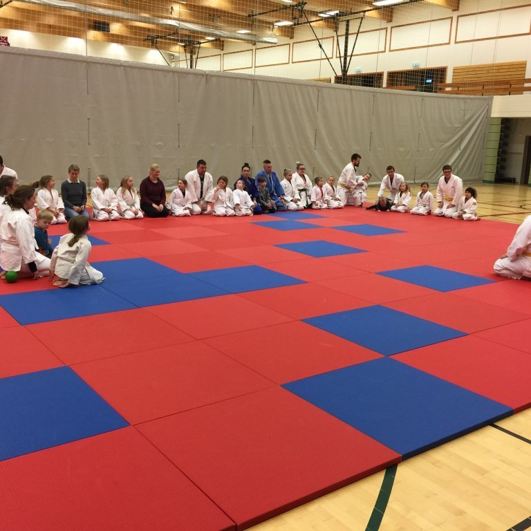 Frá foreldraæfingu. Mynd: Grétar Karlsson.