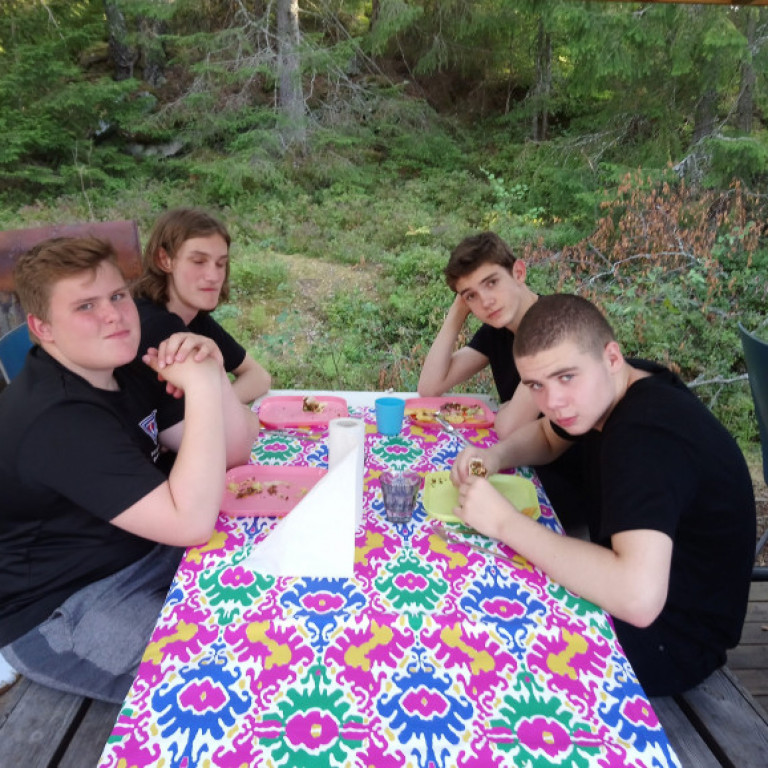 Frá æfingabúðum IK Södra Judo í Stokkhólmi í Svíþjóð. Mynd: Einar Örn Hreinsson.