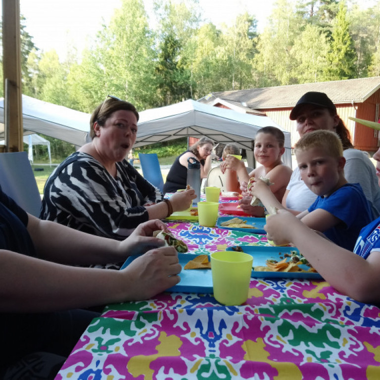 Frá æfingabúðum IK Södra Judo í Stokkhólmi í Svíþjóð. Mynd: Einar Örn Hreinsson.
