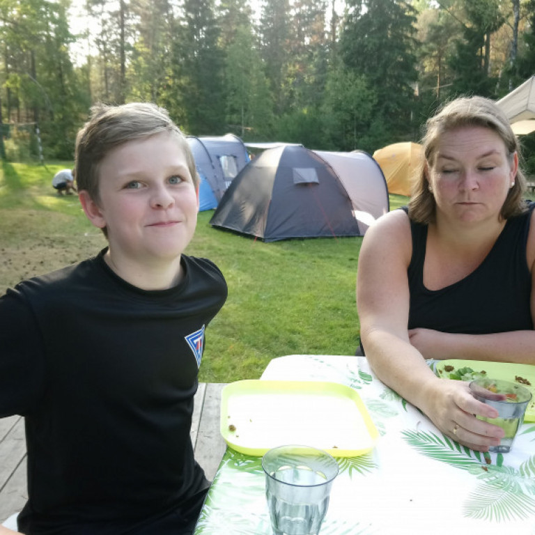 Frá æfingabúðum IK Södra Judo í Stokkhólmi í Svíþjóð. Mynd: Einar Örn Hreinsson.