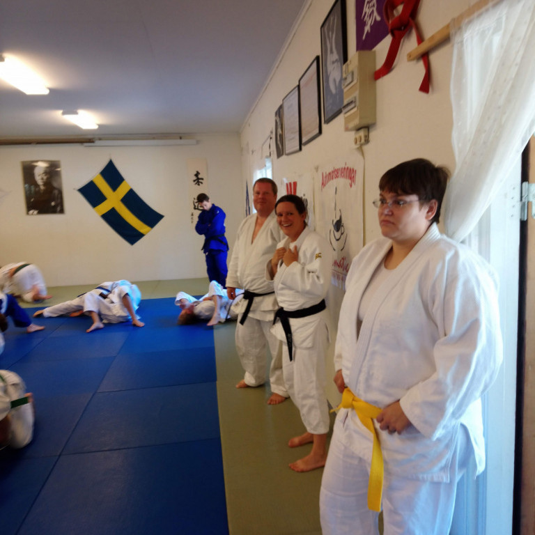 Frá æfingabúðum IK Södra Judo í Stokkhólmi í Svíþjóð. Mynd: Einar Örn Hreinsson.