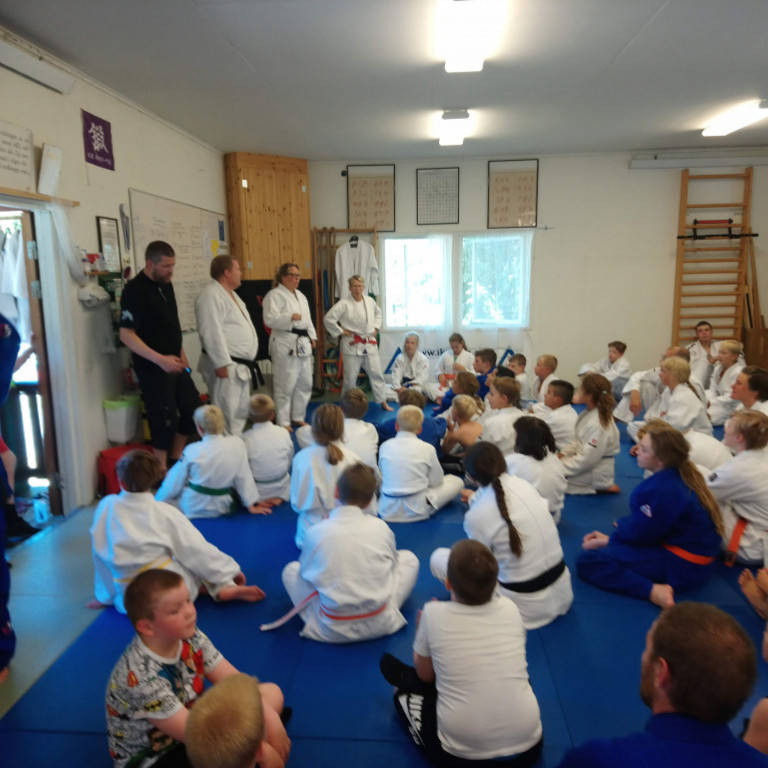 Frá æfingabúðum IK Södra Judo í Stokkhólmi í Svíþjóð. Mynd: Einar Örn Hreinsson.