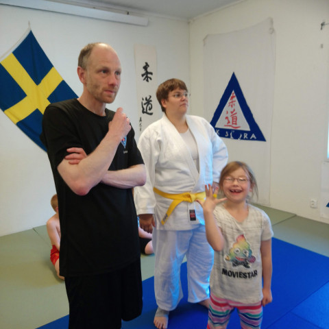 Frá æfingabúðum IK Södra Judo í Stokkhólmi í Svíþjóð. Mynd: Einar Örn Hreinsson.
