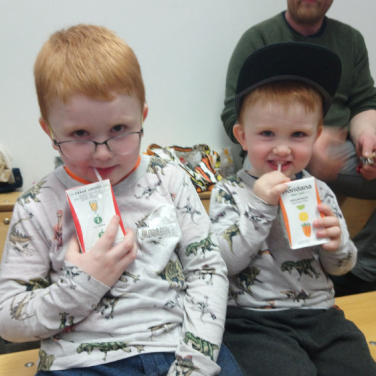 Frá vinstri: Trausti Viðar Fjólmundsson og Sævald Hilmar Fjólmundsson. Mynd: Einar Örn Hreinsson.