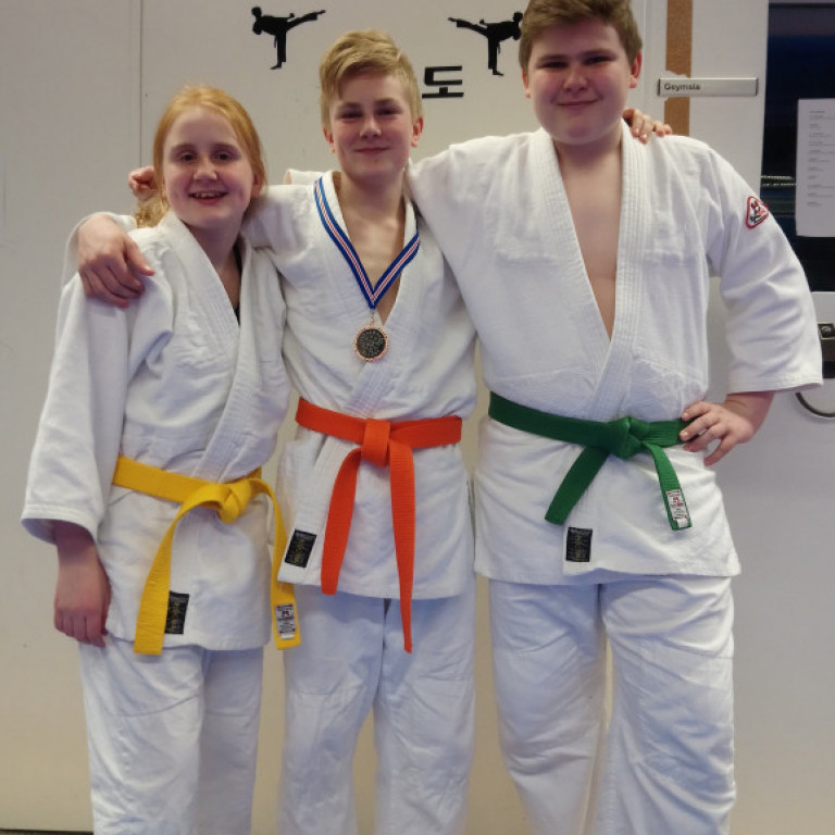 Frá vinstri: Þóranna Ásdís Fjólmundsdóttir, Arnór Freyr Fjólmundsson og Þorgrímur Svavar Runólfsson. Mynd: Einar Örn Hreinsson.