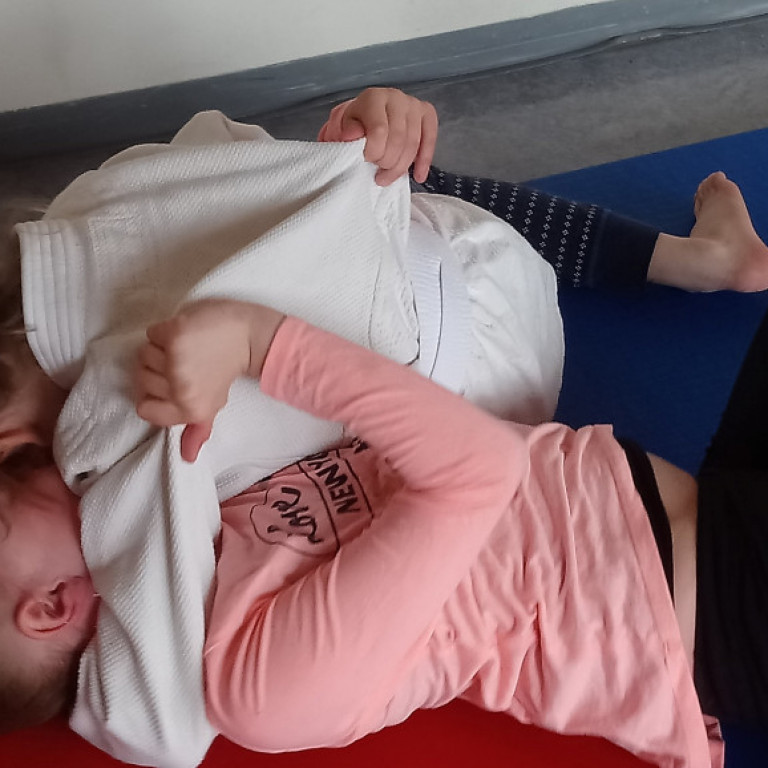 Frá júdókynningu á Sólgörðum. Mynd: Einar Örn Hreinsson.