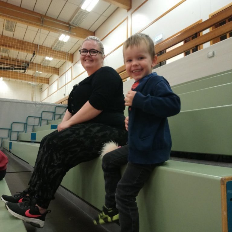 Frá opinni æfingu kvennalandsliðsins á Sauðárkróki. Mynd: Einar Örn Hreinsson.