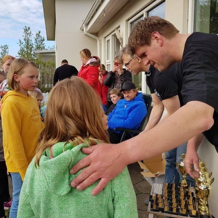 Frá lokahófi Júdódeildar Tindastóls. Mynd: Katharina Sommermeier.