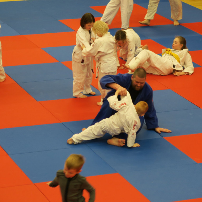 Frá sameiginlegri æfingu.
Mynd Helena Magnúsdóttir.