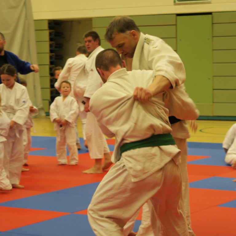 Frá sameiginlegri æfingu.
Mynd Helena Magnúsdóttir.