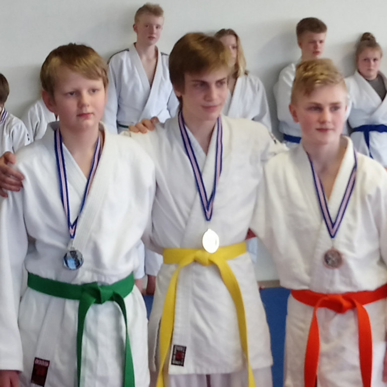 Arnór Freyr Fjólmundsson lengst til hægri. Mynd: Einar Örn Hreinsson.