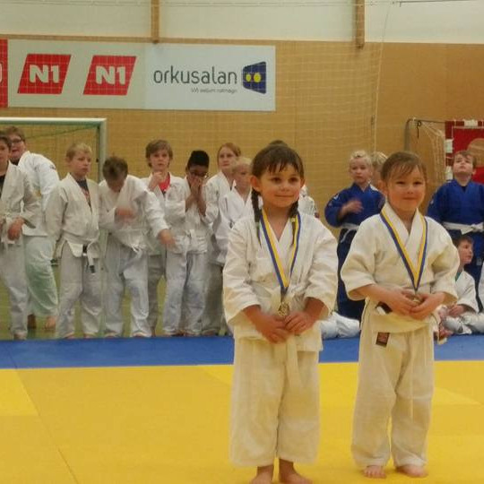 Frá Norðurlandsmóti, frá vinstri Harpa Sóllilja Guðbergsdóttir og.Jóhanna María Grétarsdóttir Noack.…