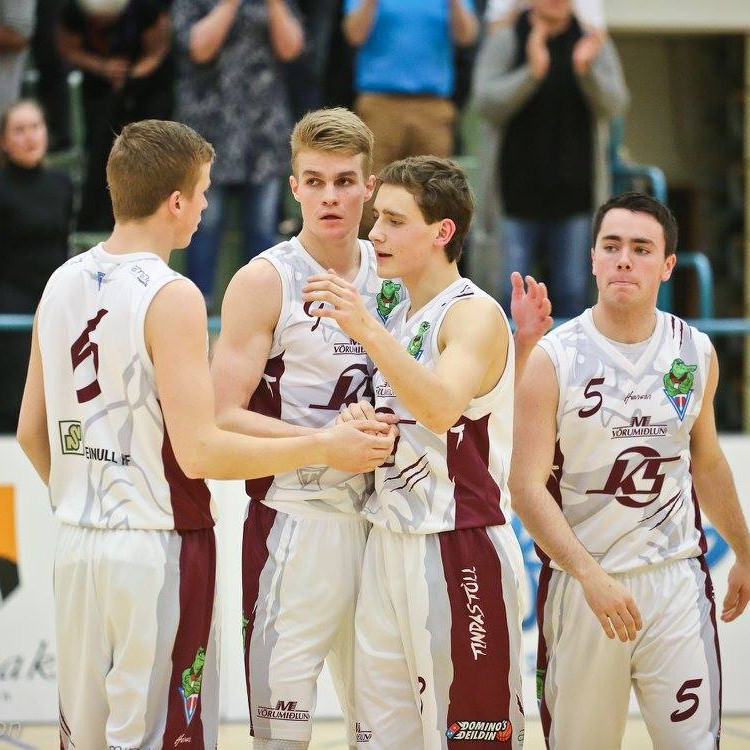 Friðrik átti góðan leik gegn Keflavík. Mynd: Hjalti Árna.