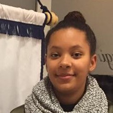 Andrea Maya vann gull í kúluvarpi 14 ára stúlkna