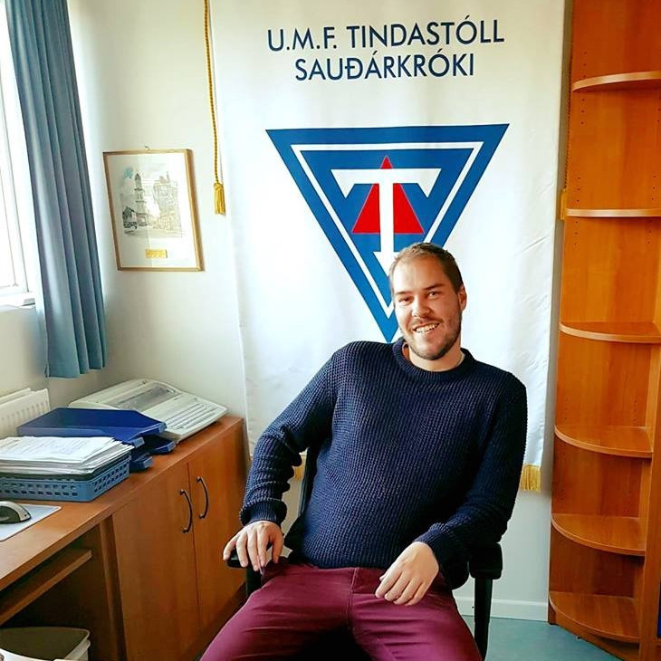 Hrannar Leifsson nýráðinn framkvæmdastjóri knattspyrnudeildar Tindastóls. Mynd: Af Facebooksíðu knat…