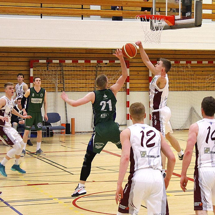 Pétur var með 26 stig í leiknum í gær.  MYND: ÓAB