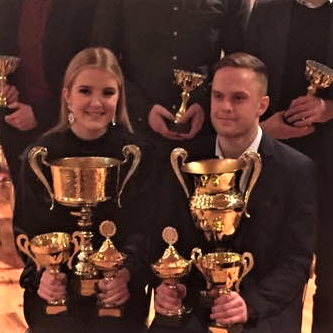 Þóranna Ósk og Ísak Óli.
(Mynd: Fb-UMSS)