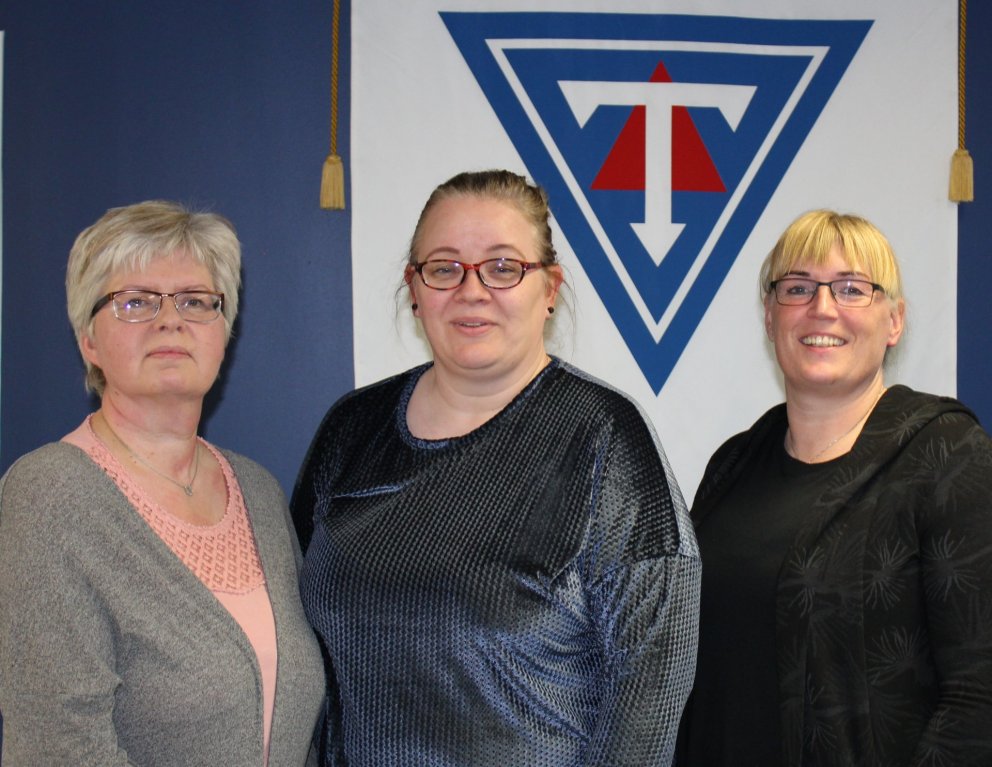 Stjórn Fd. UMFT: Kolbrún, Thelma og Steinunn.