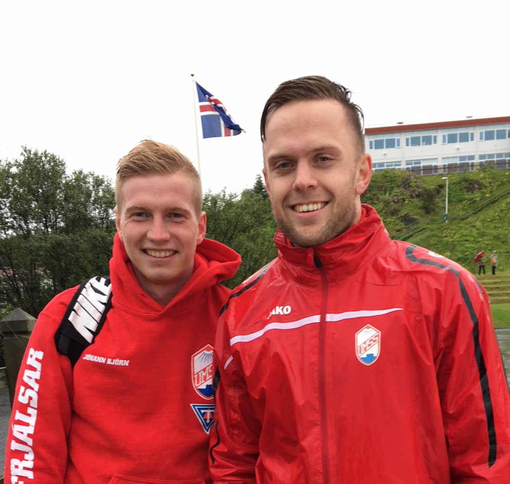 Jóhann Björn og Ísak Óli