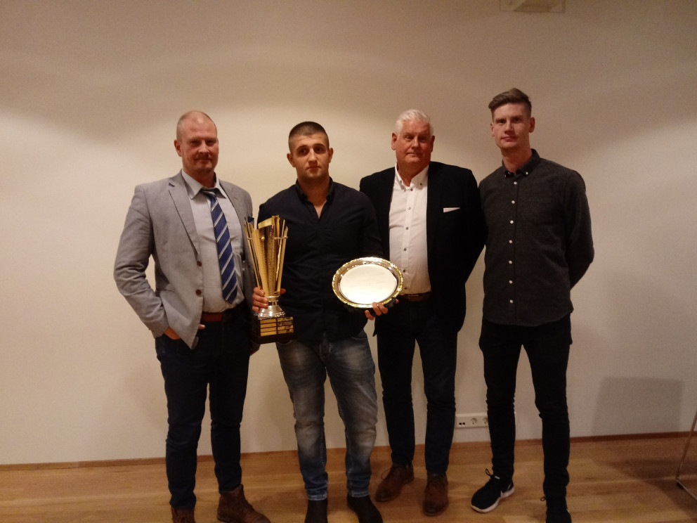 Frá vinstri: Stefán Vagn Stefánsson, Tsvetan Tsvetanov Michevski, Ómar Bragi Stefánsson og Ingvi Hra…