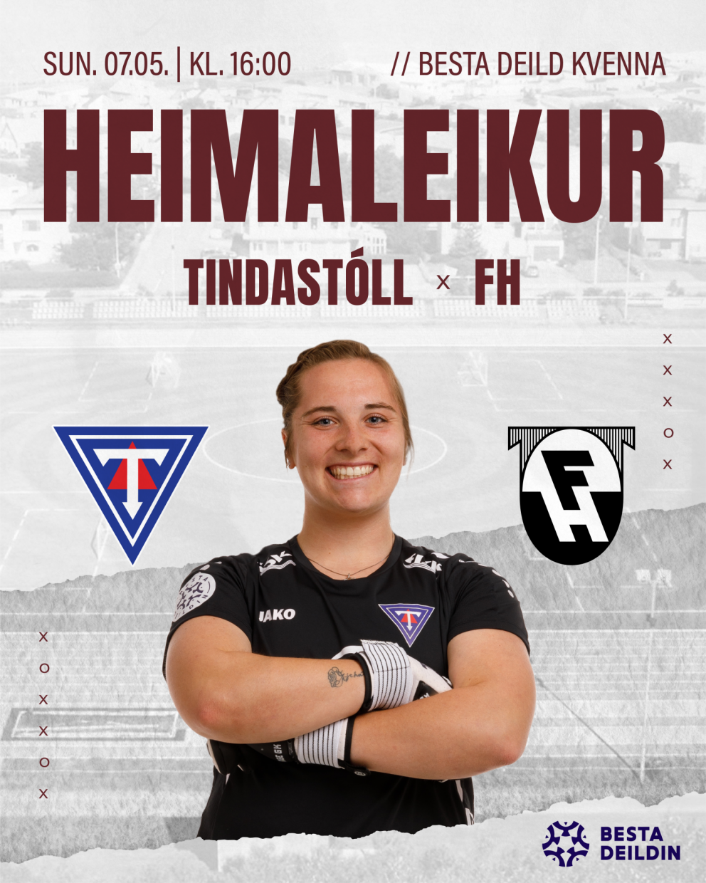 Monica Wilhelm markmaður meistaraflokks kvenna