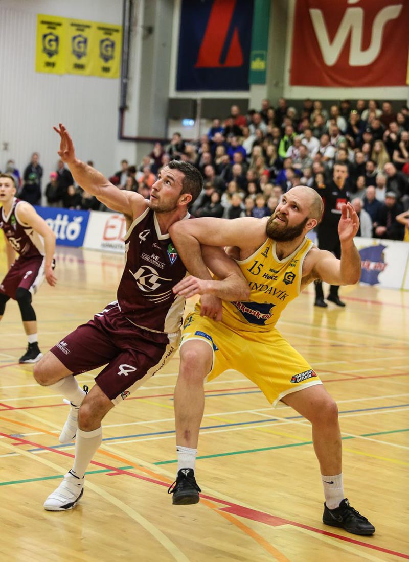 Axel og Siggi Þorsteins stíga nettan dans. MYND: HJALTI ÁRNA