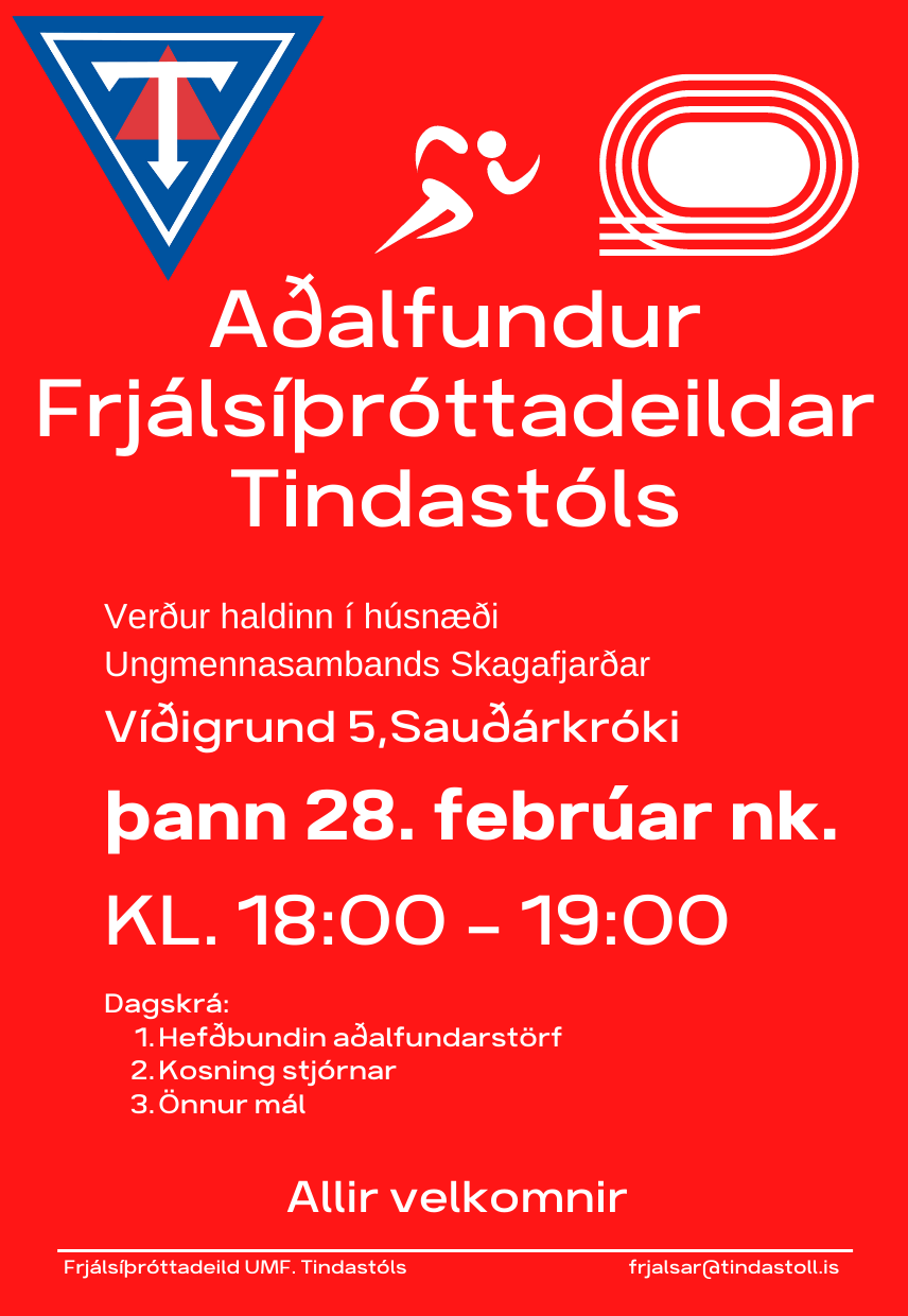 Aðalfundur Frjálsíþróttadeildar Tindastóls