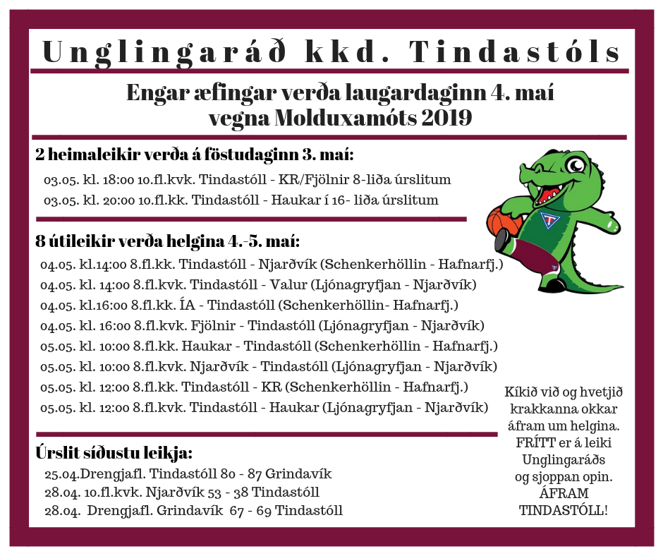 Körfubolti, helgina 3.-5. maí 2019
