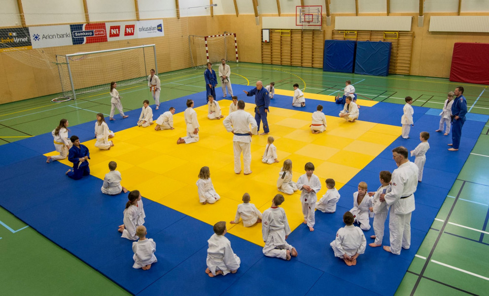 Frá æfingu á laugardaginn.
Mynd Róbert Daníel Jónsson.