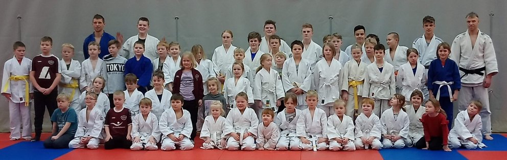 Þátttakendur á æfingabúðunum. Mynd: Einar Örn Hreinsson.