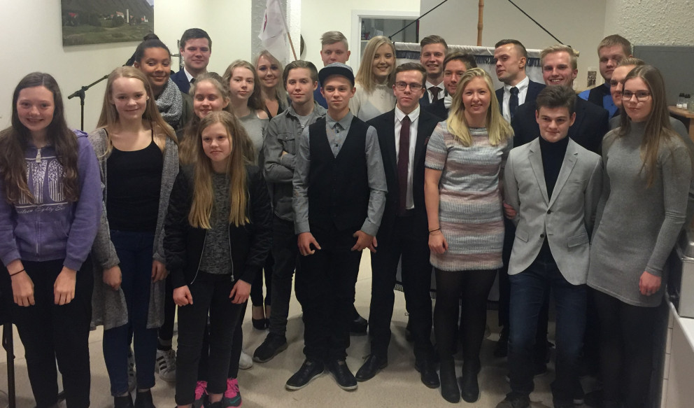 Hressir hátíðargestir