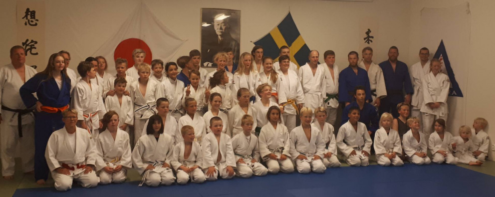 Frá æfingabúðum IK Södra Judo í Stokkhólmi í Svíþjóð. Mynd: Ragnheiður Blöndal Benediktsdóttir.