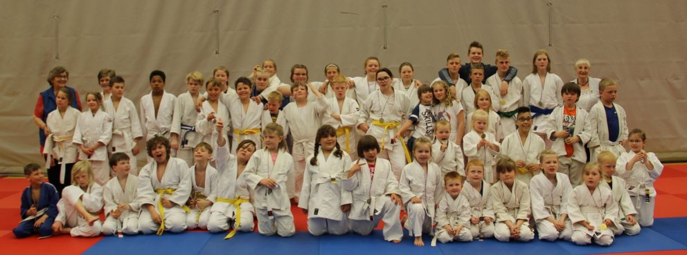 Keppendur á Vormóti Tindastóls í Júdó 2019 ásamt þeim Huldu Guðmundsdóttur (vinstra megin) og Sessel…